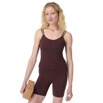 Brown - Lifestyle - Sweaty Betty Womens-Ladies Plain Cropped Tank Top