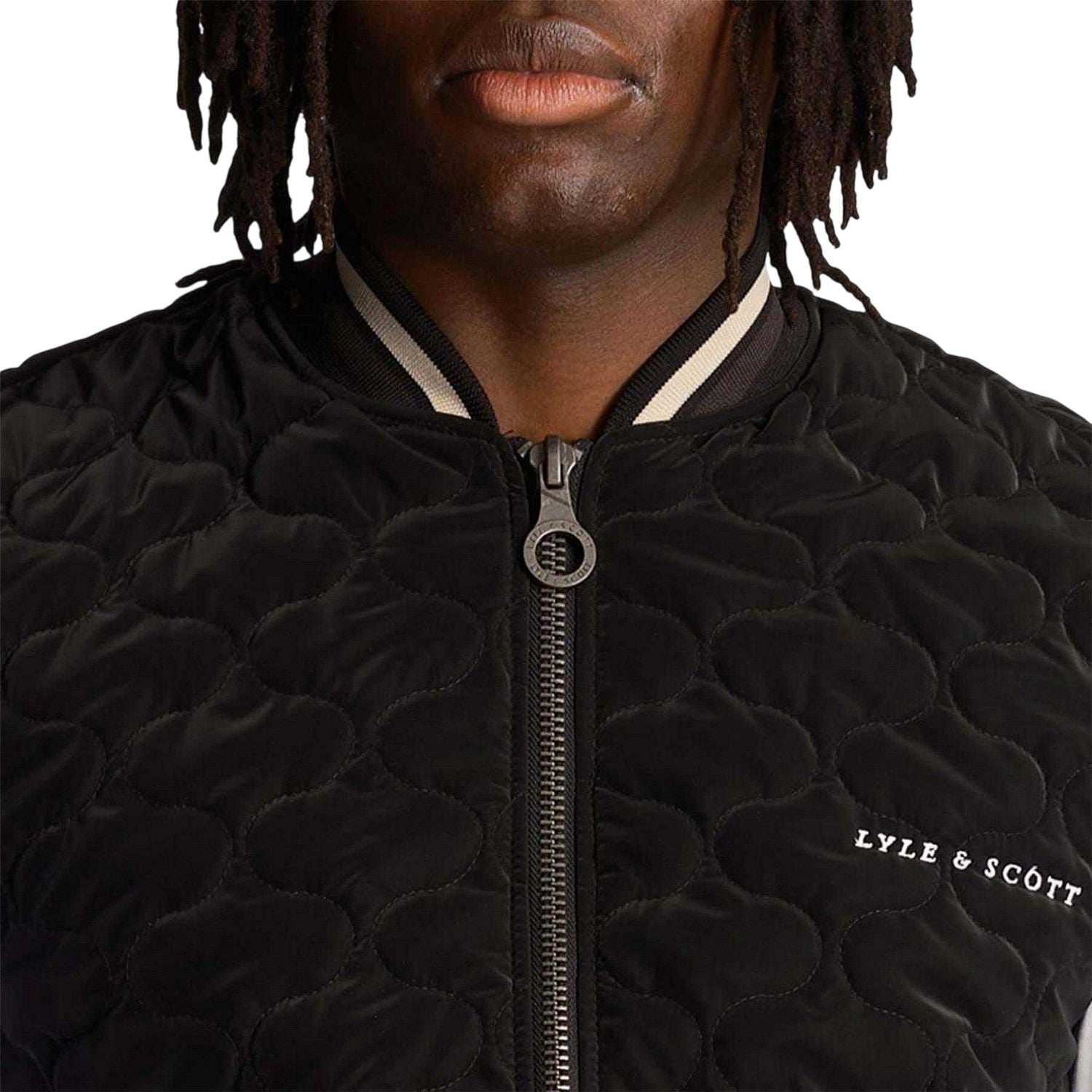 Black - Lifestyle - Lyle & Scott Mens Polyester Gilet