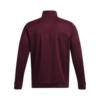 Black - Back - Under Armour Mens Sportstyle Tricot Warm Up Jacket