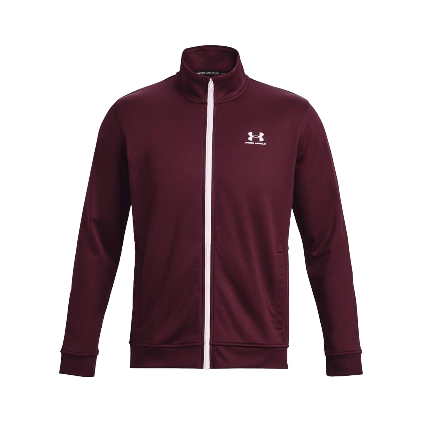 Black - Front - Under Armour Mens Sportstyle Tricot Warm Up Jacket