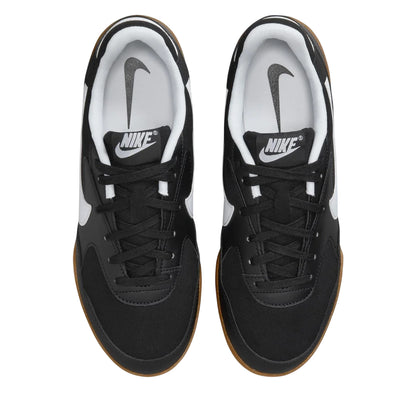 Black-White-Gum - Lifestyle - Nike Womens-Ladies Manta Suede Panel Shoes