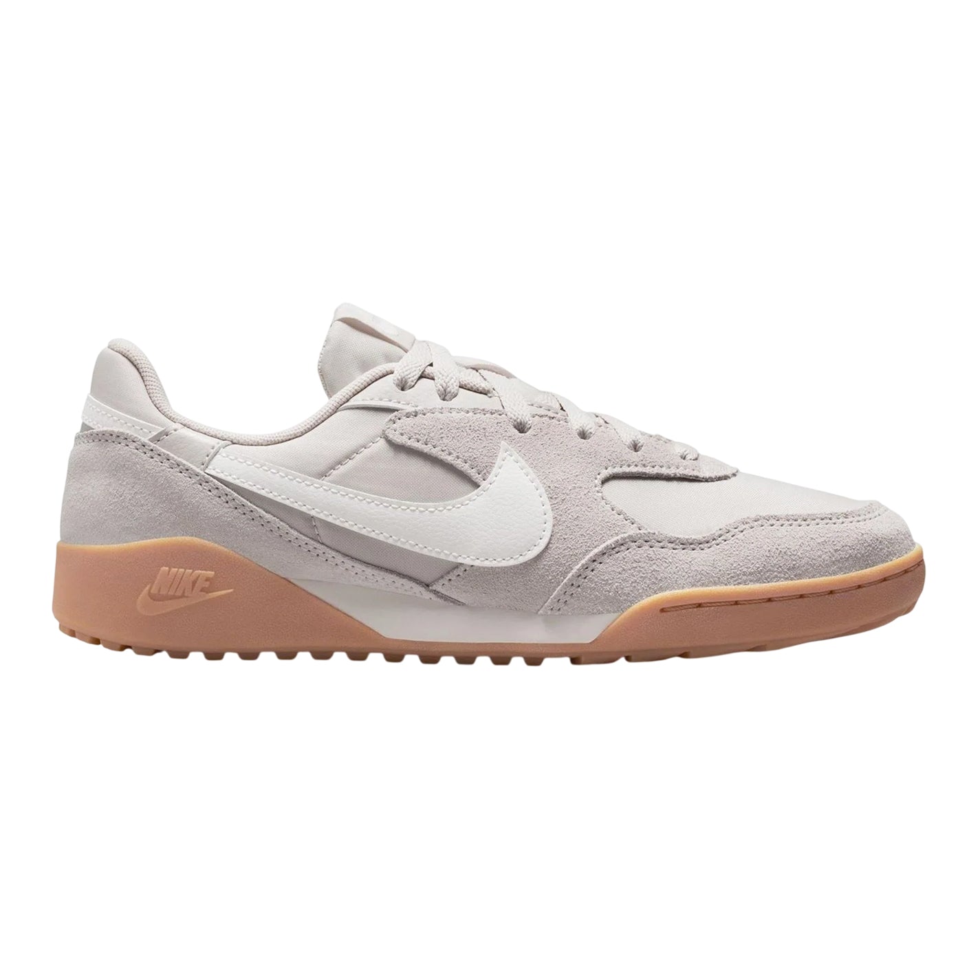 Greystone - Front - Nike Womens-Ladies Manta Suede Panel Shoes