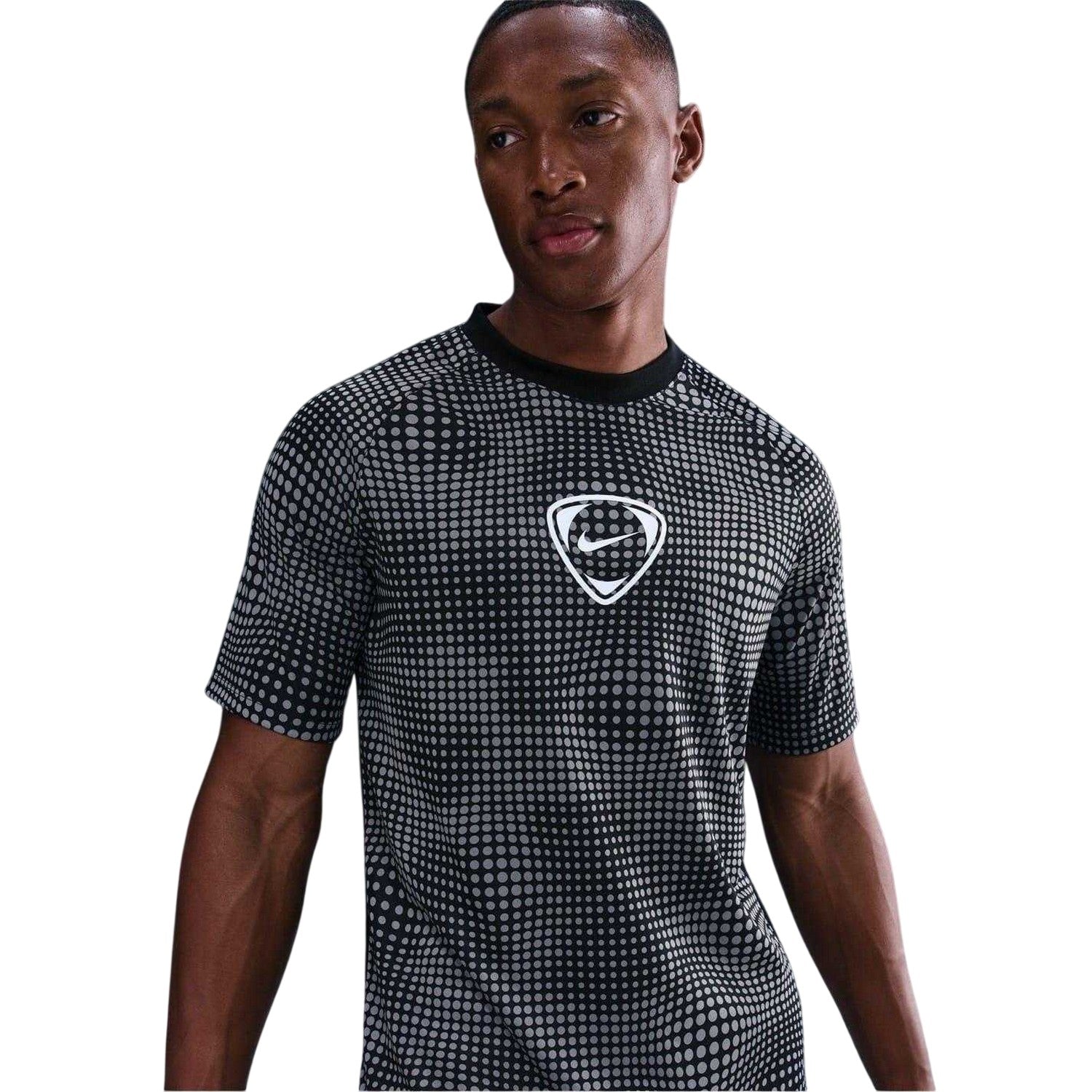 Black - Side - Nike Mens Raglan T-Shirt