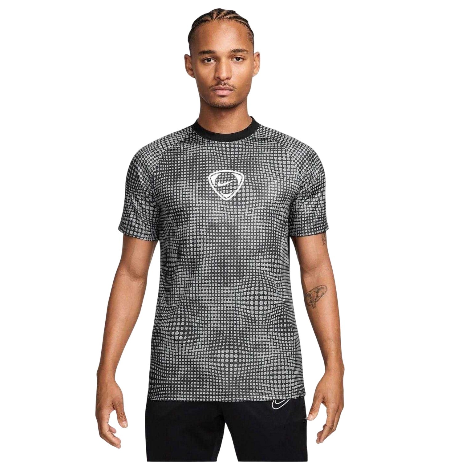 Black - Front - Nike Mens Raglan T-Shirt