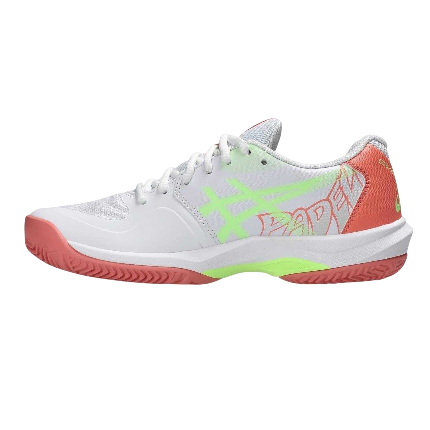 White-Guava - Lifestyle - Asics Womens-Ladies Game FF Padel Shoes