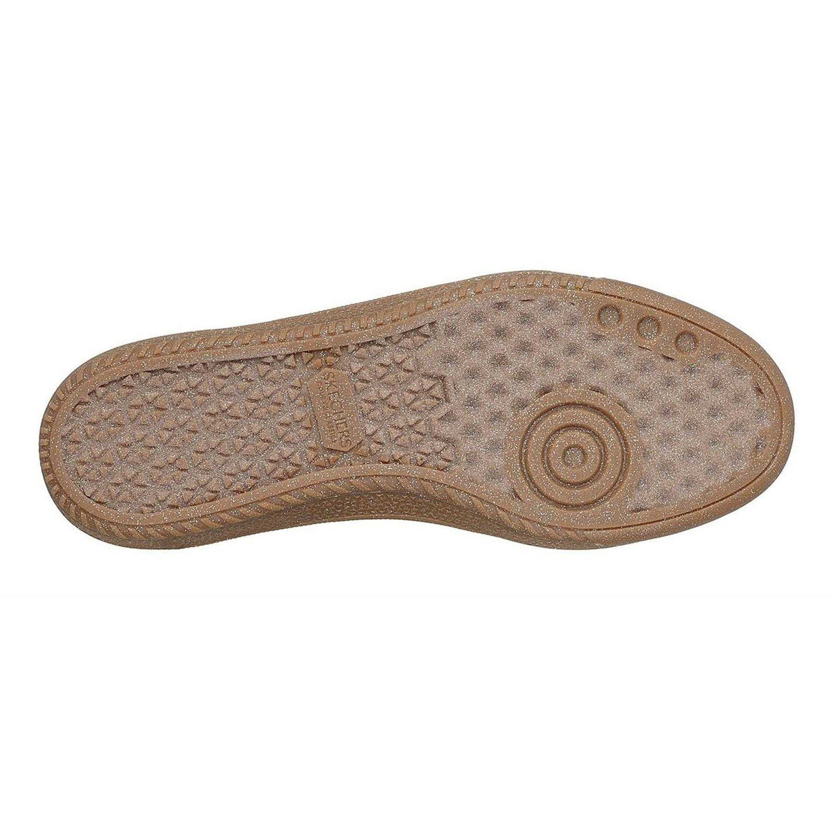 White - Back - Skechers Womens-Ladies Suede Flat Trainers