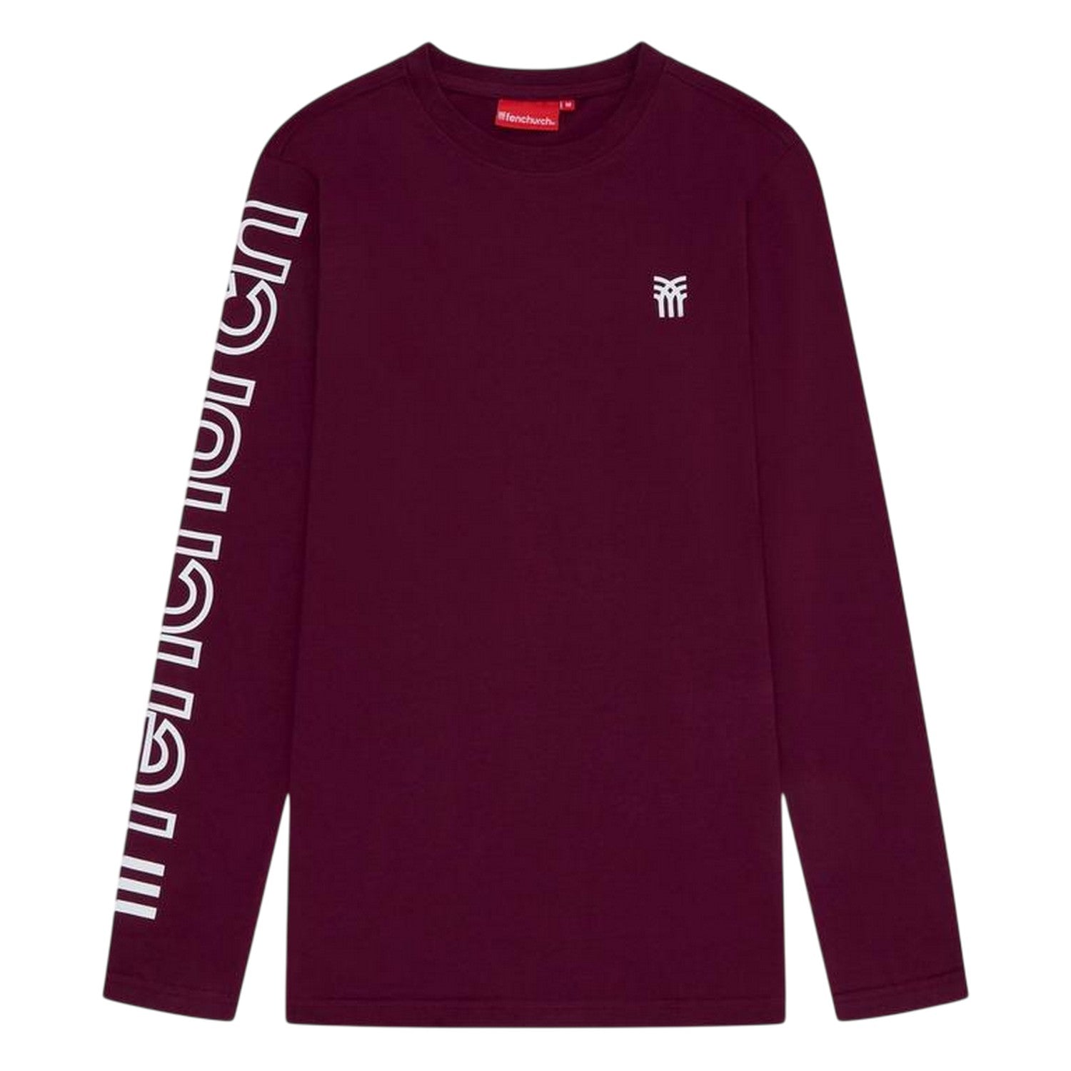 Burgundy - Front - Fenchurch Mens Walsh Regular T-Shirt