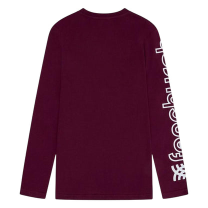 Burgundy - Back - Fenchurch Mens Walsh Regular T-Shirt