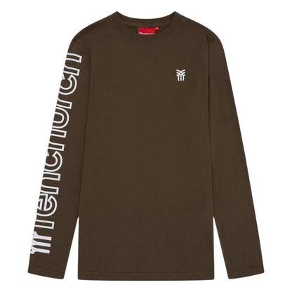 Khaki - Front - Fenchurch Mens Walsh Regular T-Shirt
