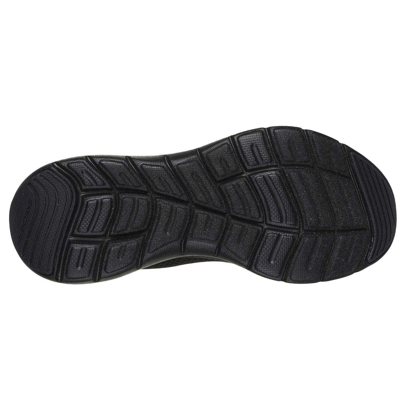 Triple Black - Back - Skechers Womens-Ladies Flex Appeal 5.0 New Thrive Trainers