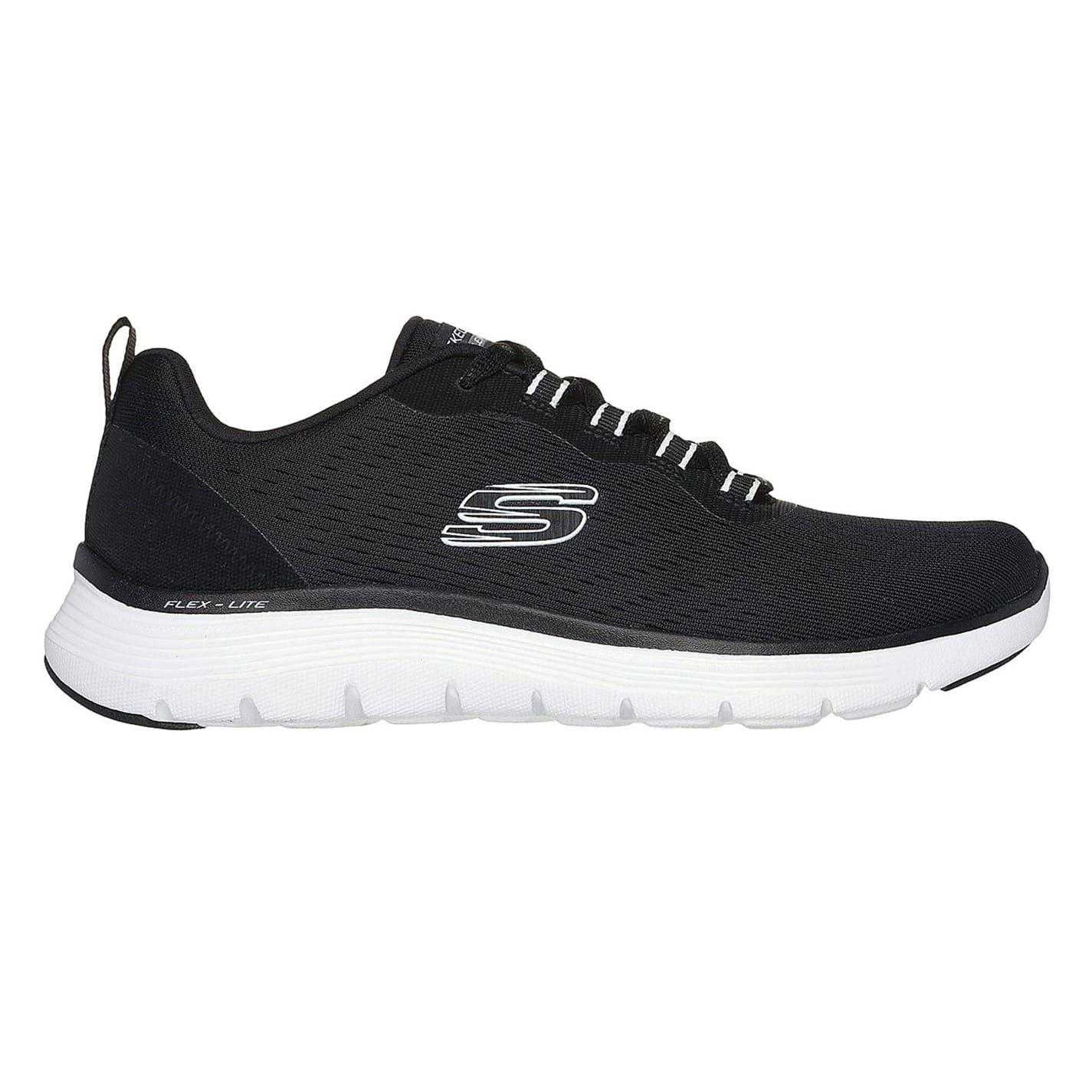Black-White - Front - Skechers Womens-Ladies Flex Appeal 5.0 New Thrive Trainers