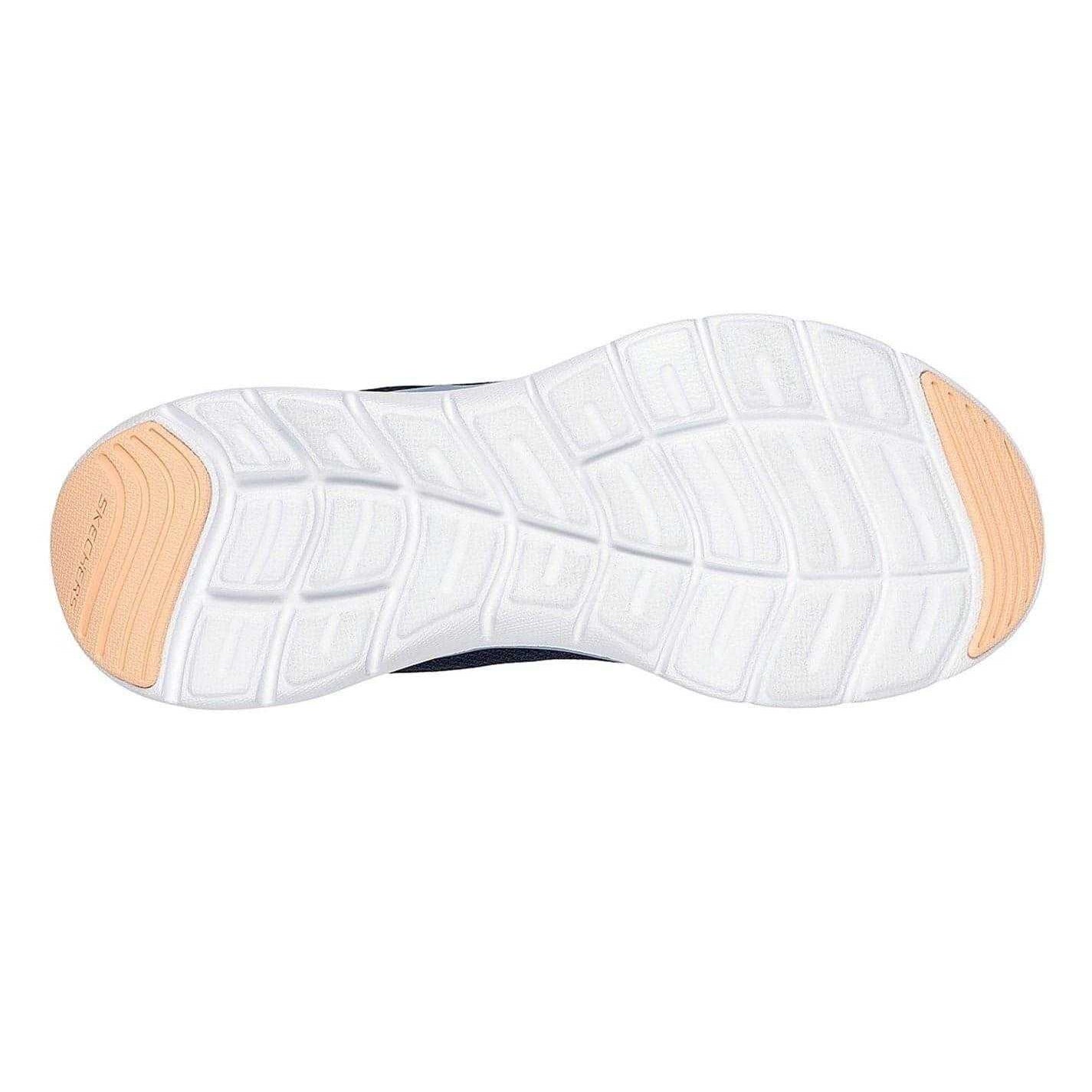 Navy-Pink - Back - Skechers Womens-Ladies Flex Appeal 5.0 New Thrive Trainers
