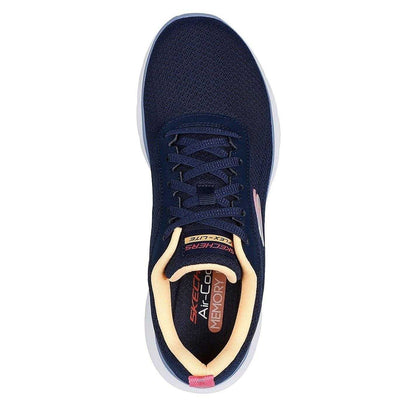Navy-Pink - Lifestyle - Skechers Womens-Ladies Flex Appeal 5.0 New Thrive Trainers