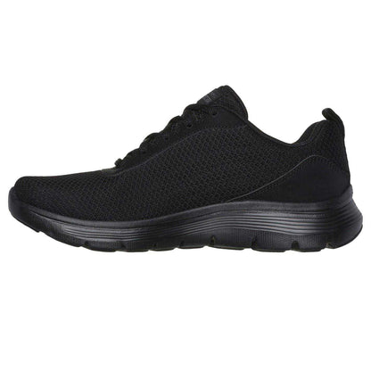 Triple Black - Side - Skechers Womens-Ladies Flex Appeal 5.0 New Thrive Trainers