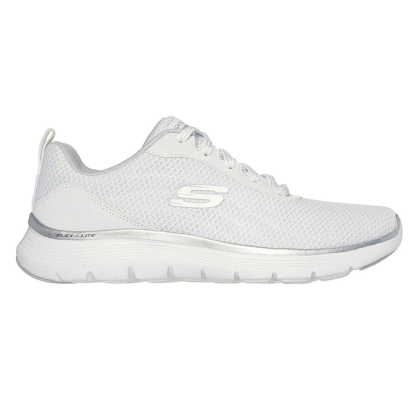 White - Front - Skechers Womens-Ladies Flex Appeal 5.0 New Thrive Trainers