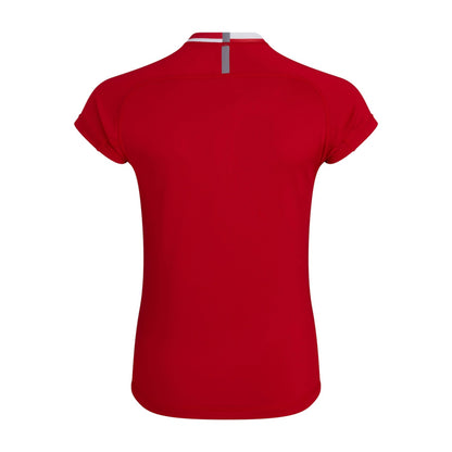 Red-White - Back - Canterbury Womens-Ladies Striped Vapodri Rugby Jersey