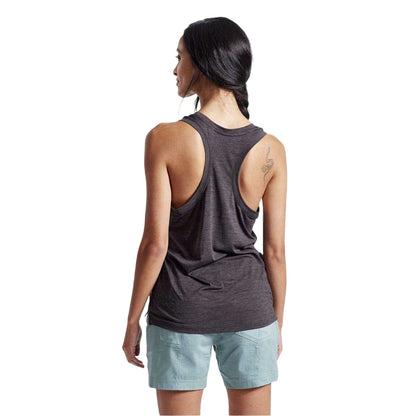 Black Heather Marl - Back - Pearl Izumi Womens-Ladies Circle Logo Relaxed Fit Tank Top