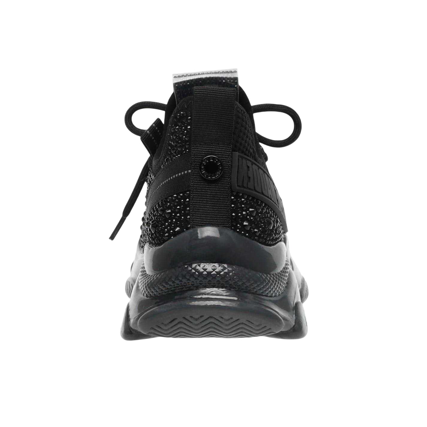 Black - Back - Steve Madden Womens-Ladies Maxilla-R Trainers