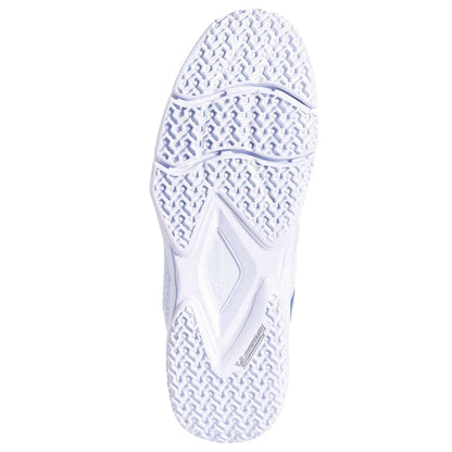 White-Cool Blue - Back - Babolat Womens-Ladies Sensa Tennis Shoes