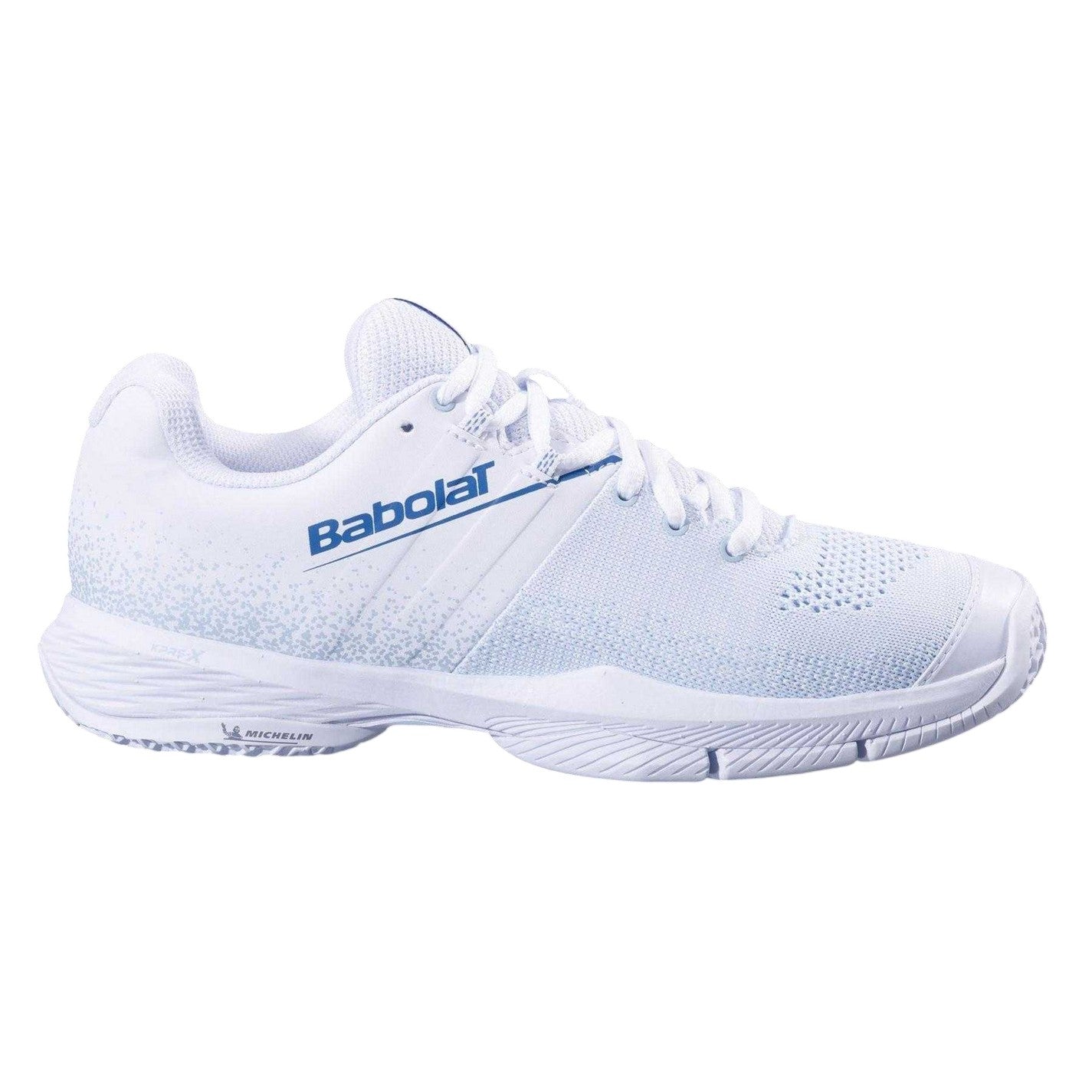 White-Cool Blue - Front - Babolat Womens-Ladies Sensa Tennis Shoes