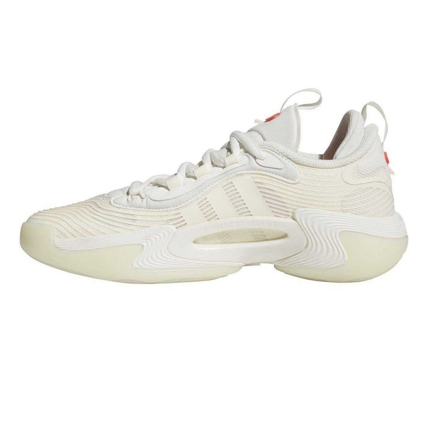 White-Red - Side - Adidas Unisex Adult Exhibit Select 2.0 Low Cut Trainers