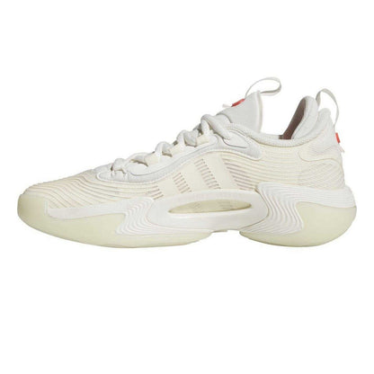 White-Red - Side - Adidas Unisex Adult Exhibit Select 2.0 Low Cut Trainers