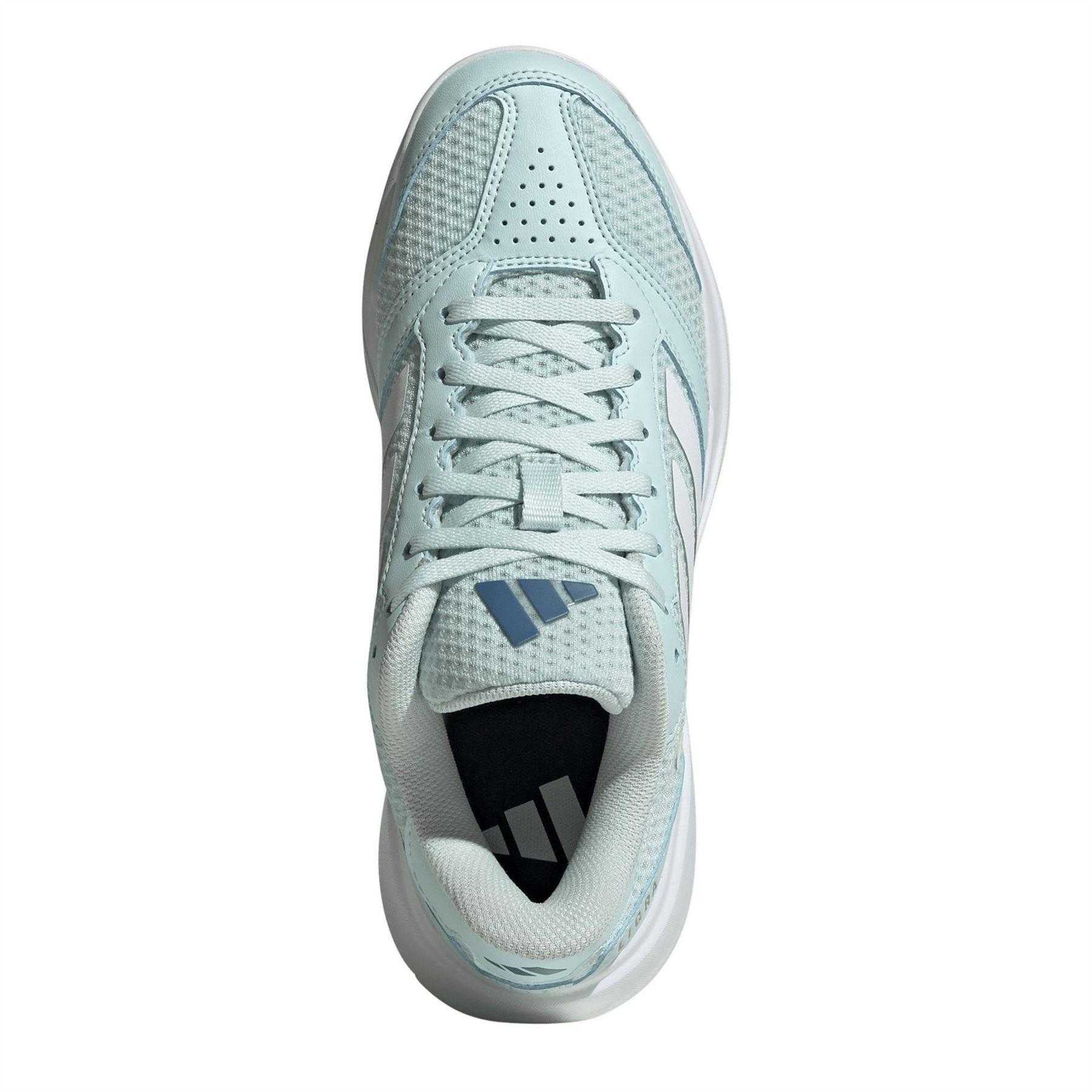 Mint-White-Yellow - Lifestyle - Adidas Womens-Ladies Volleyball Shoes