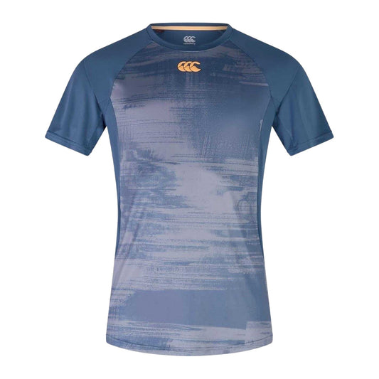 Navy - Front - Canterbury Mens Brushed Vapodri Regular T-Shirt