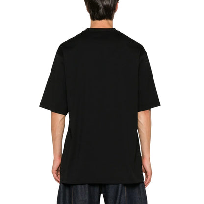 Black - Back - Y-3 Mens Jersey Short-Sleeved T-Shirt