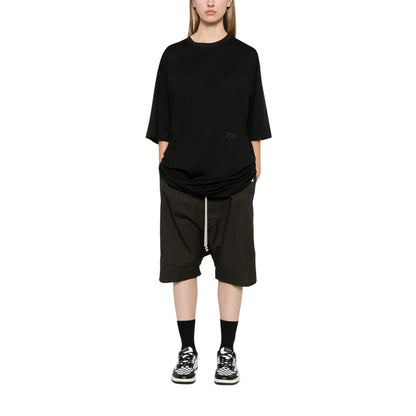 Black - Side - Y-3 Mens Jersey Short-Sleeved T-Shirt