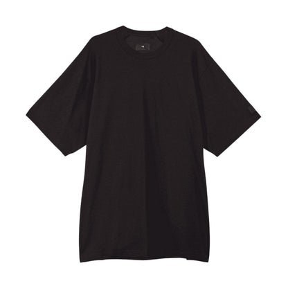 Black - Front - Y-3 Mens Jersey Short-Sleeved T-Shirt