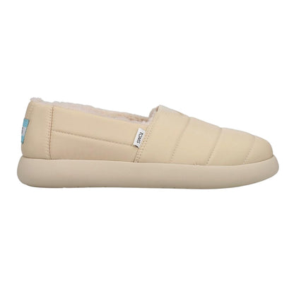 Cream - Back - Toms Womens-Ladies Alpama Slippers