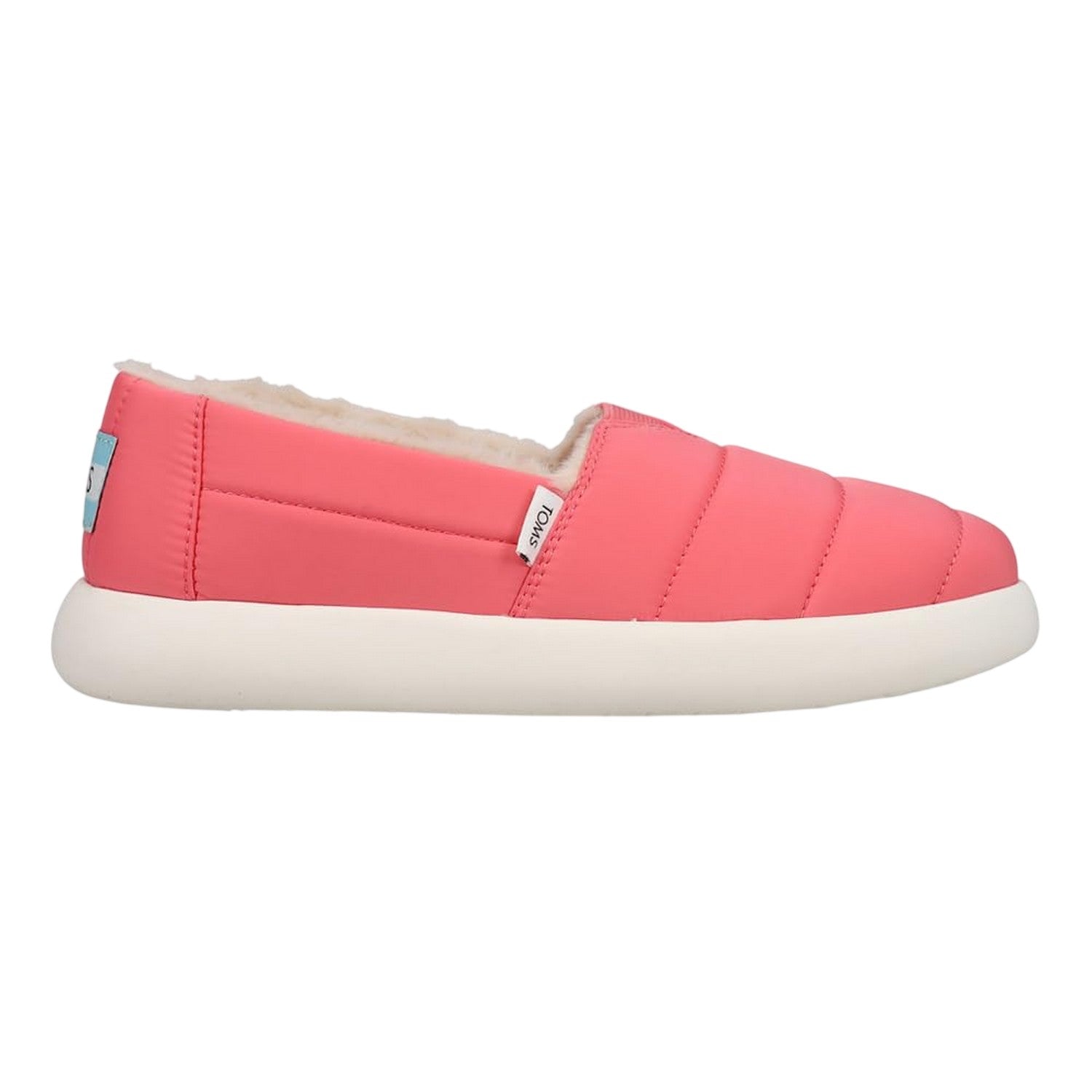 Pink - Back - Toms Womens-Ladies Alpama Slippers
