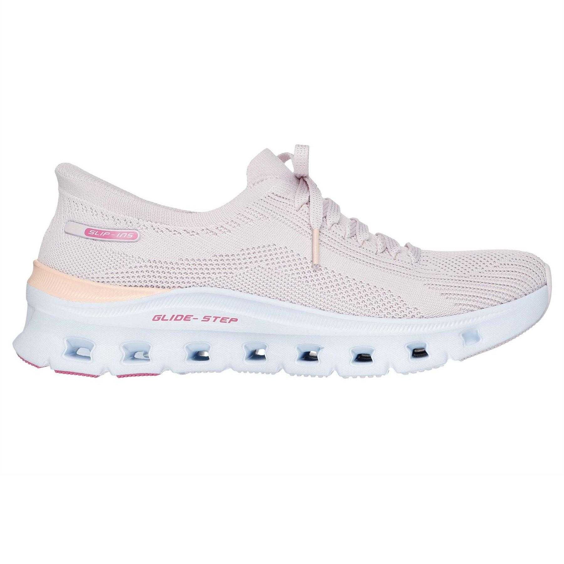 Lavender - Front - Skechers Womens-Ladies Pro Glide-Step Trainers