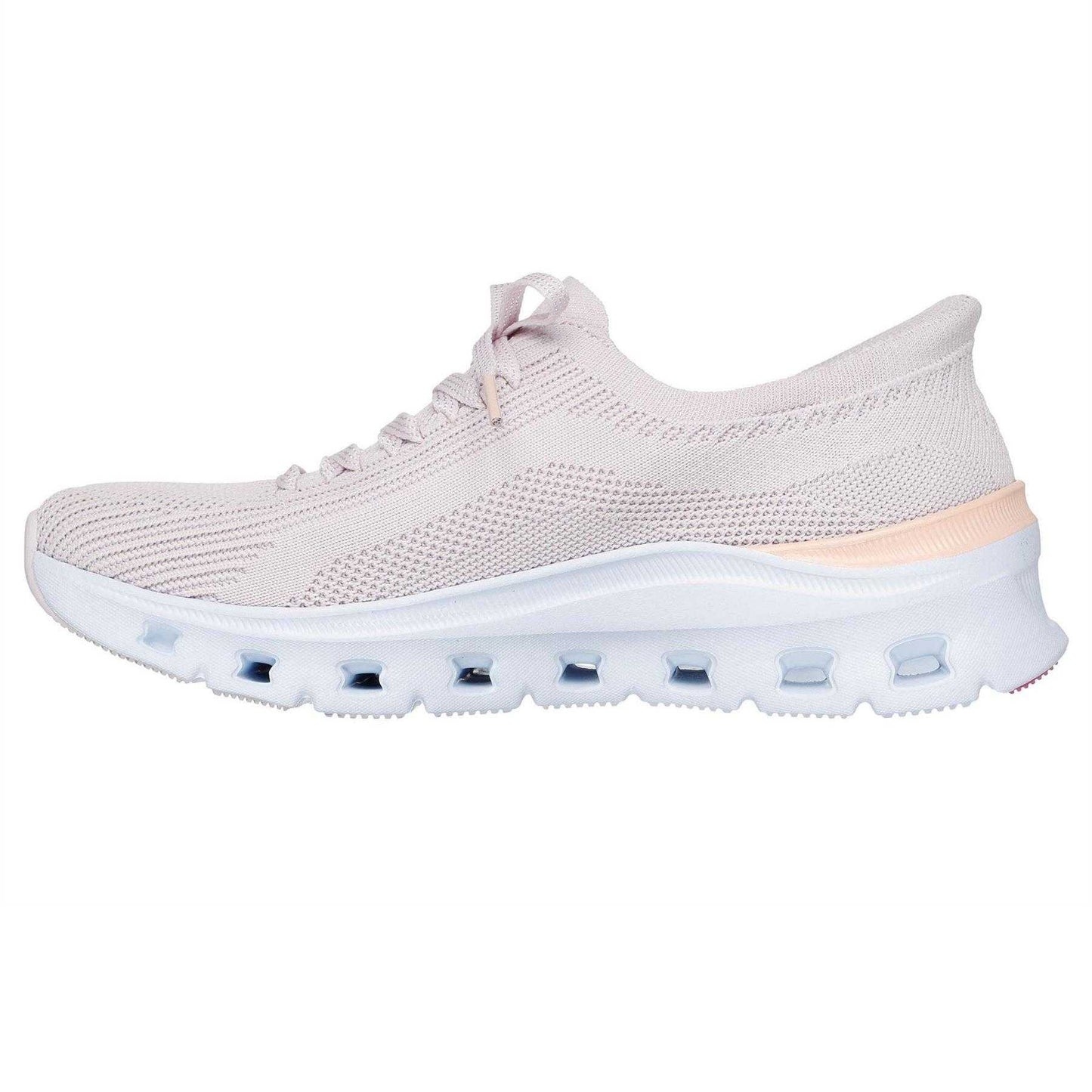 Lavender - Side - Skechers Womens-Ladies Pro Glide-Step Trainers