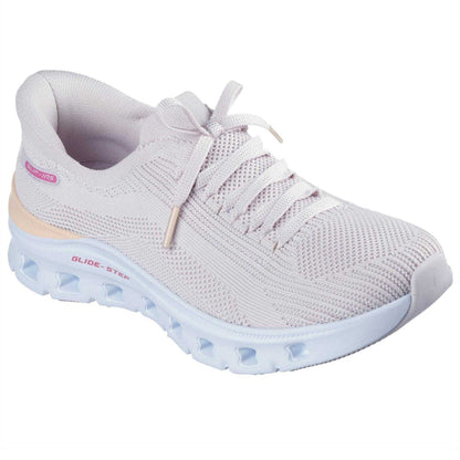 Lavender - Pack Shot - Skechers Womens-Ladies Pro Glide-Step Trainers