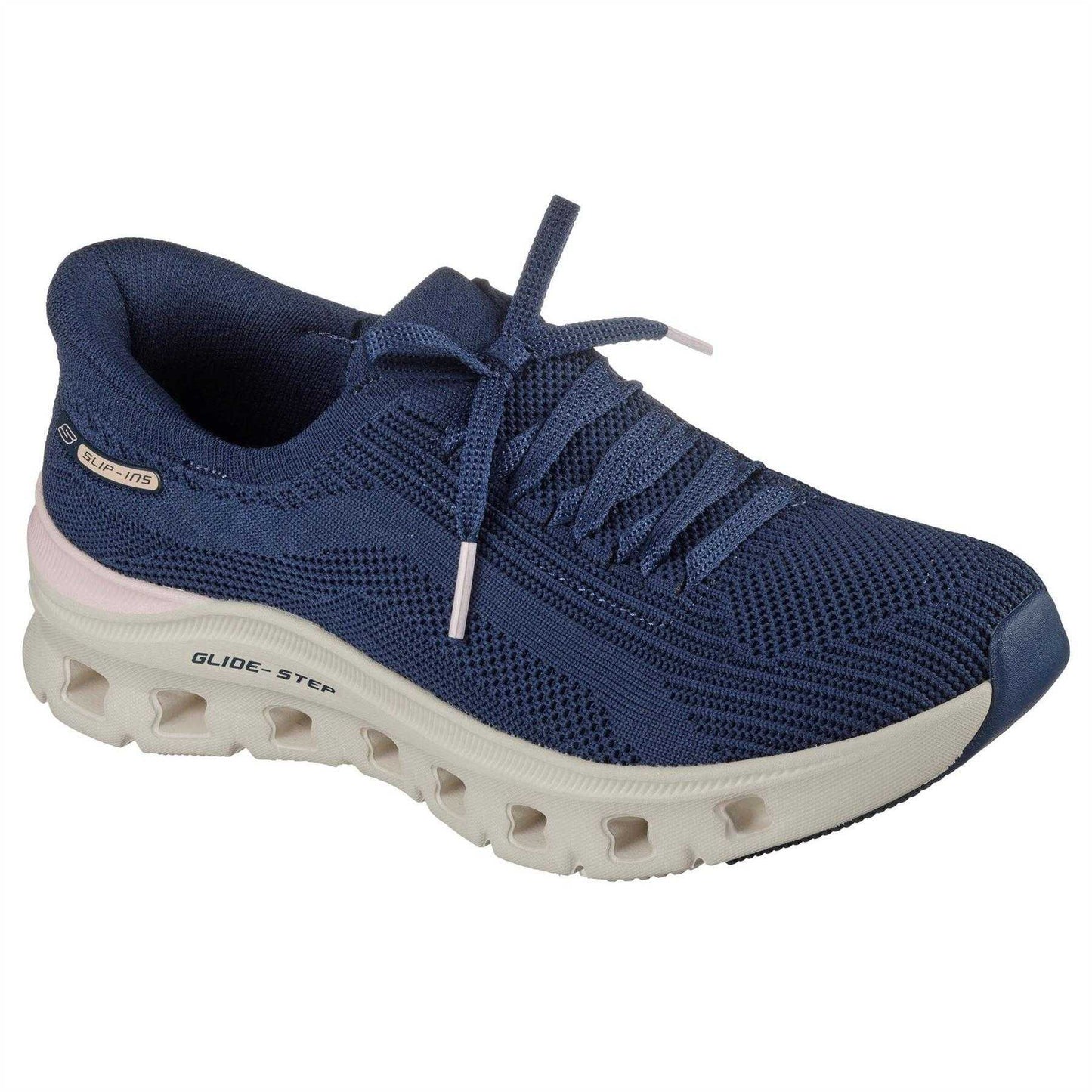 Navy - Pack Shot - Skechers Womens-Ladies Pro Glide-Step Trainers