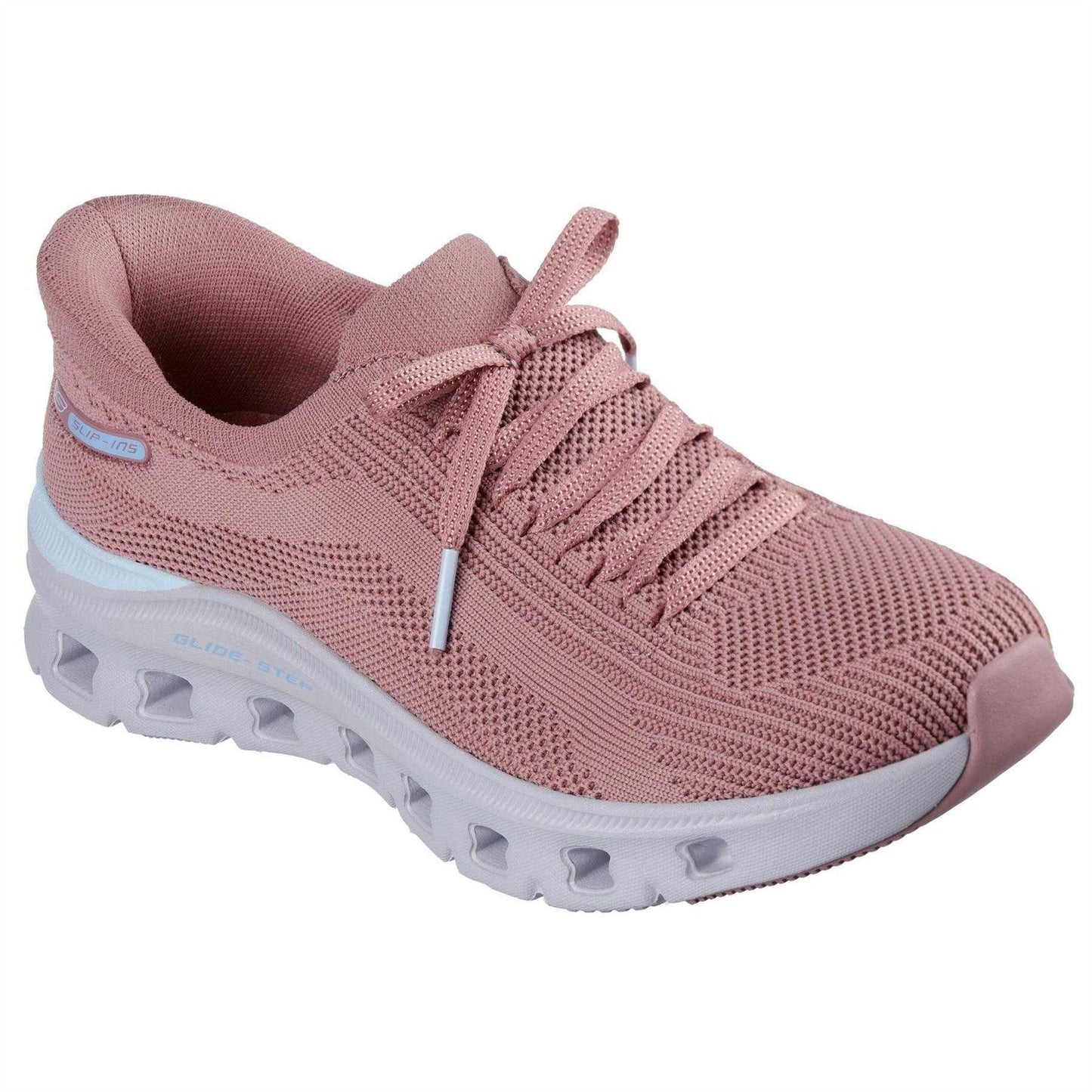 Mauve - Pack Shot - Skechers Womens-Ladies Pro Glide-Step Trainers