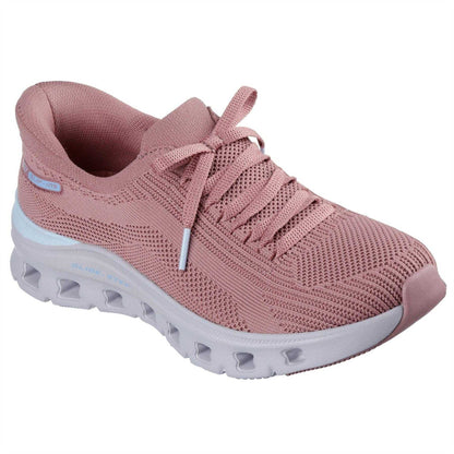 Mauve - Pack Shot - Skechers Womens-Ladies Pro Glide-Step Trainers
