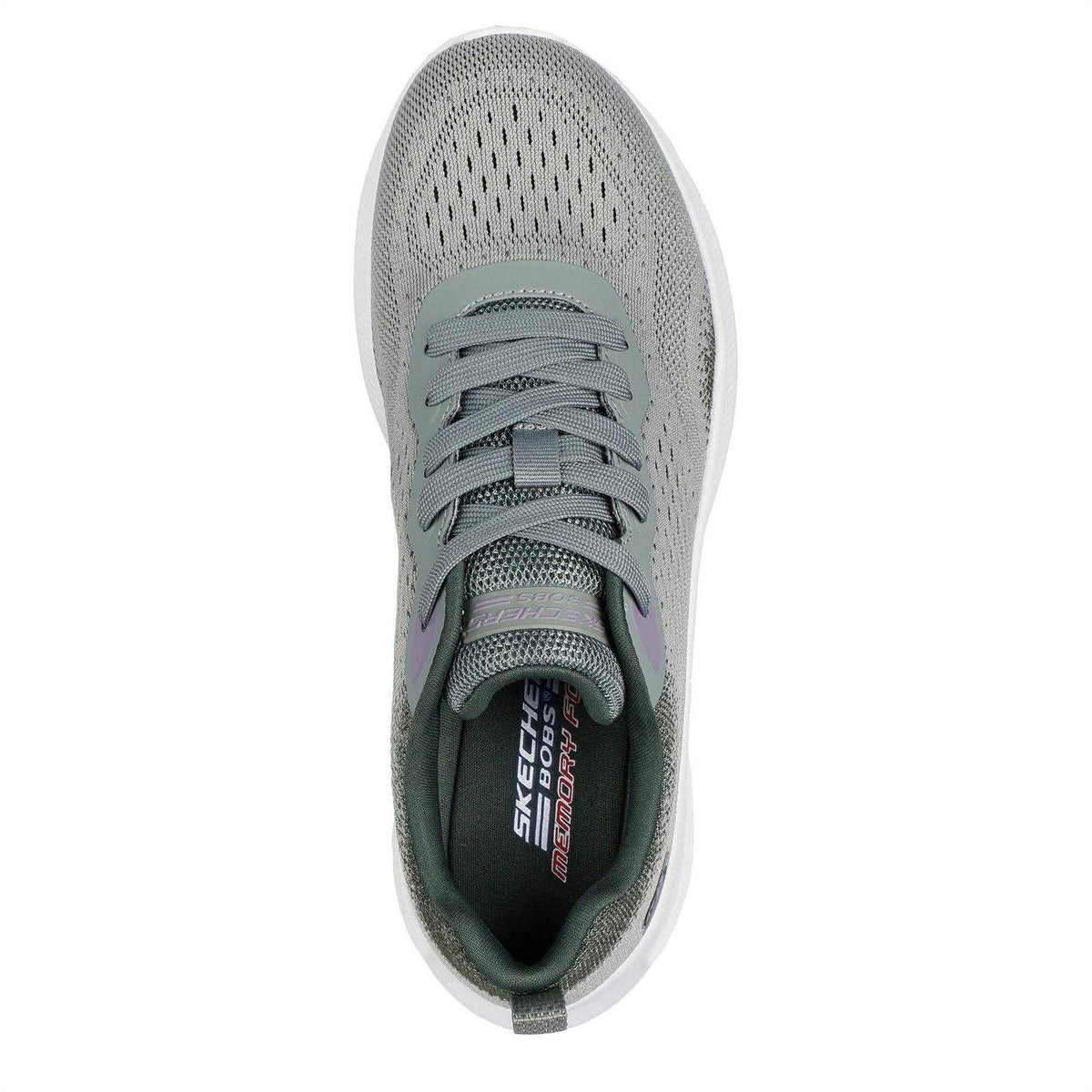 Slate - Side - Skechers Womens-Ladies Bobs Trainers