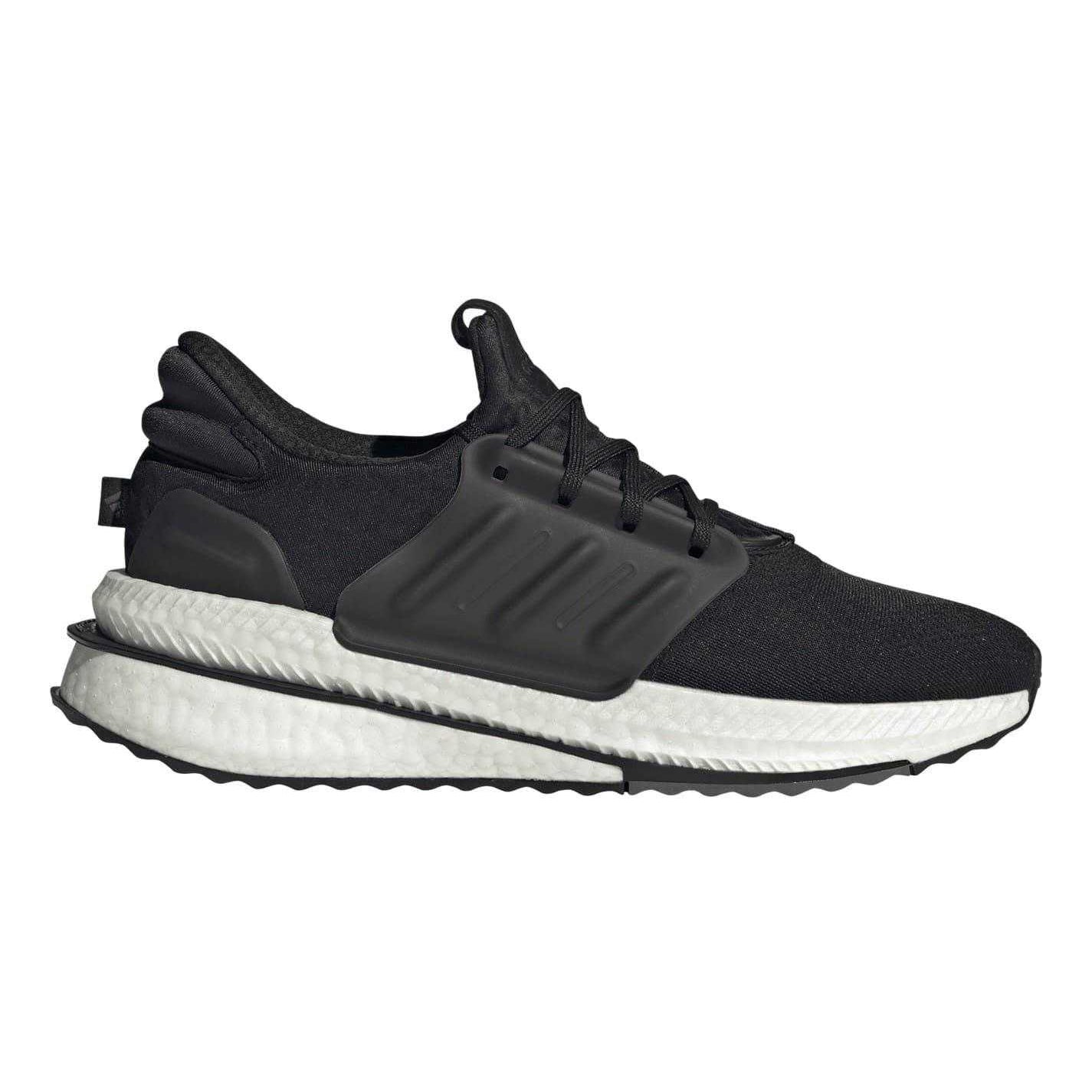 Black-Grey-White - Front - Adidas Mens X_PLRBOOST Suede Trainers