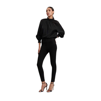 Black - Side - Ted Baker Womens-Ladies Funnel Neck Raglan Blouse
