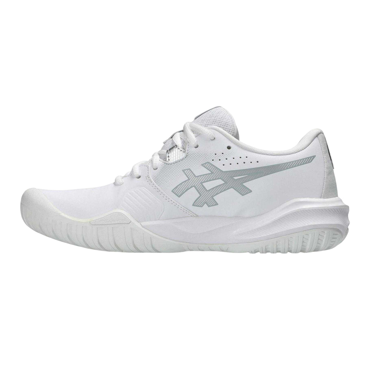 White - Side - Asics Womens-Ladies Challenger 15 Gel Tennis Shoes