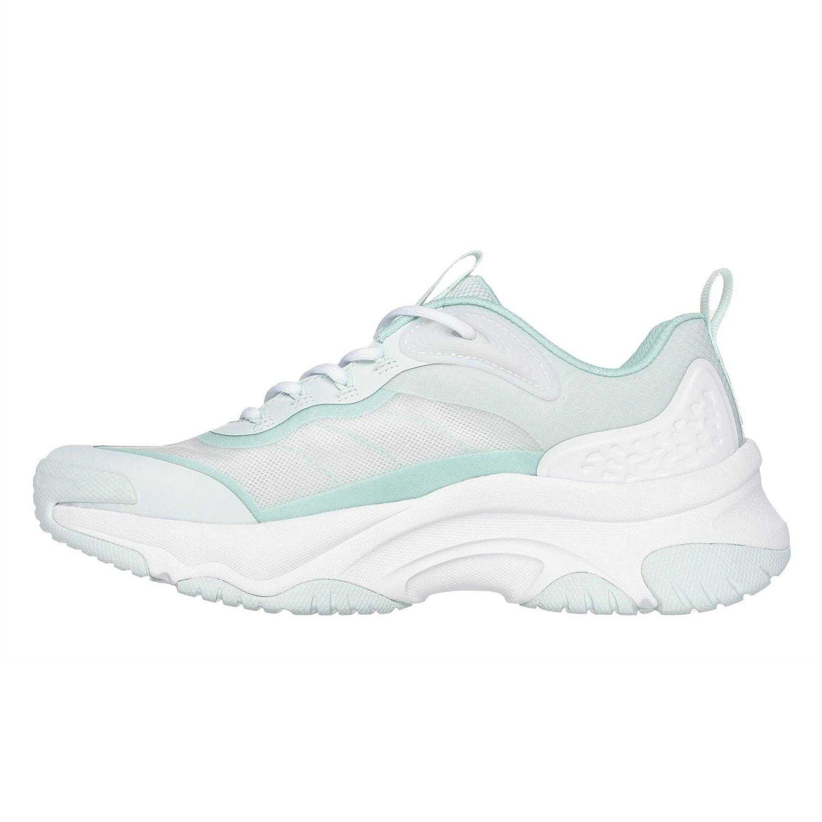Light Green - Back - Skechers Womens-Ladies Moonhiker Chunky Trainers