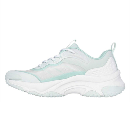 Light Green - Back - Skechers Womens-Ladies Moonhiker Chunky Trainers