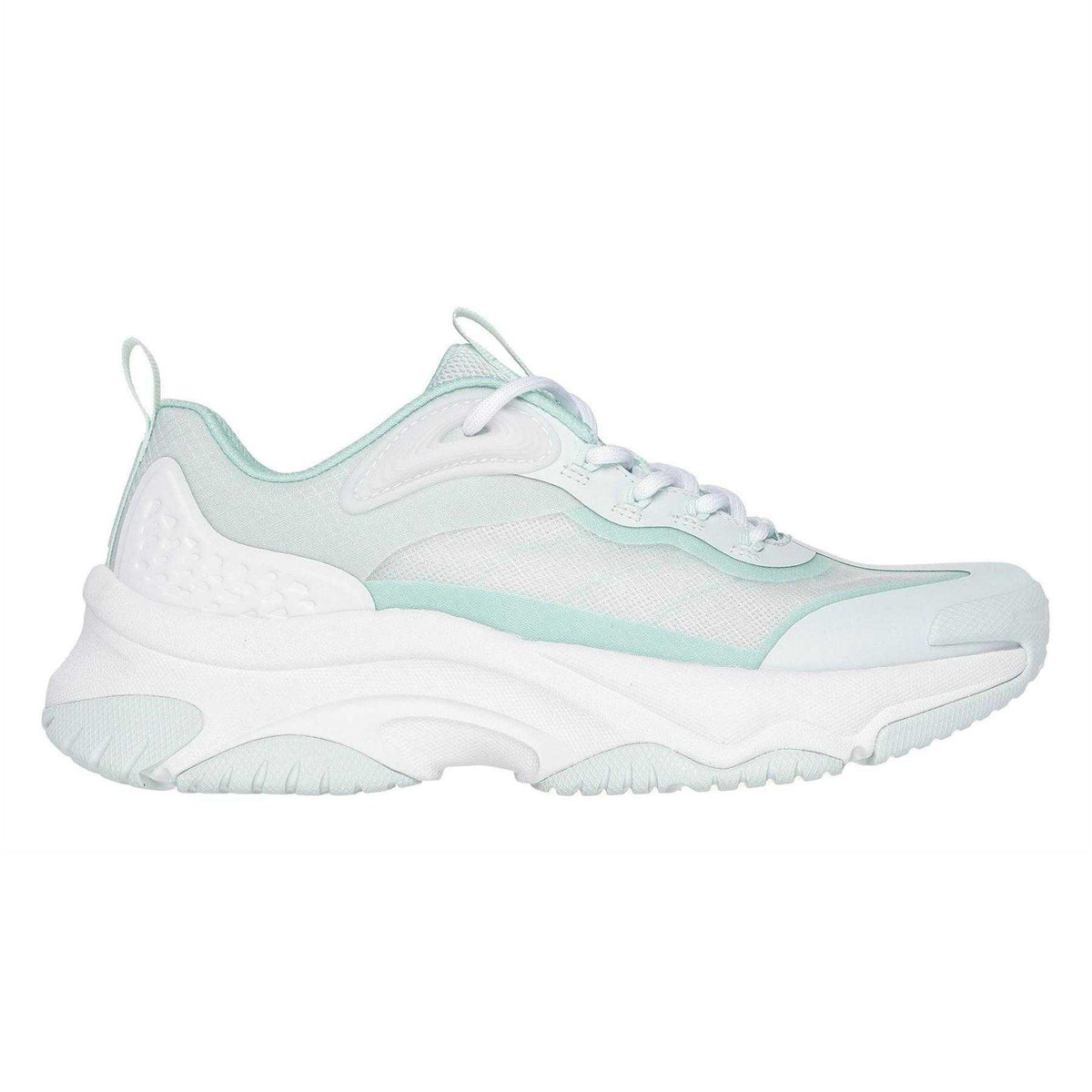Light Green - Side - Skechers Womens-Ladies Moonhiker Chunky Trainers