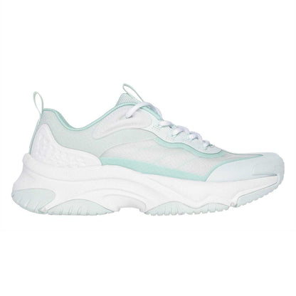 Light Green - Side - Skechers Womens-Ladies Moonhiker Chunky Trainers
