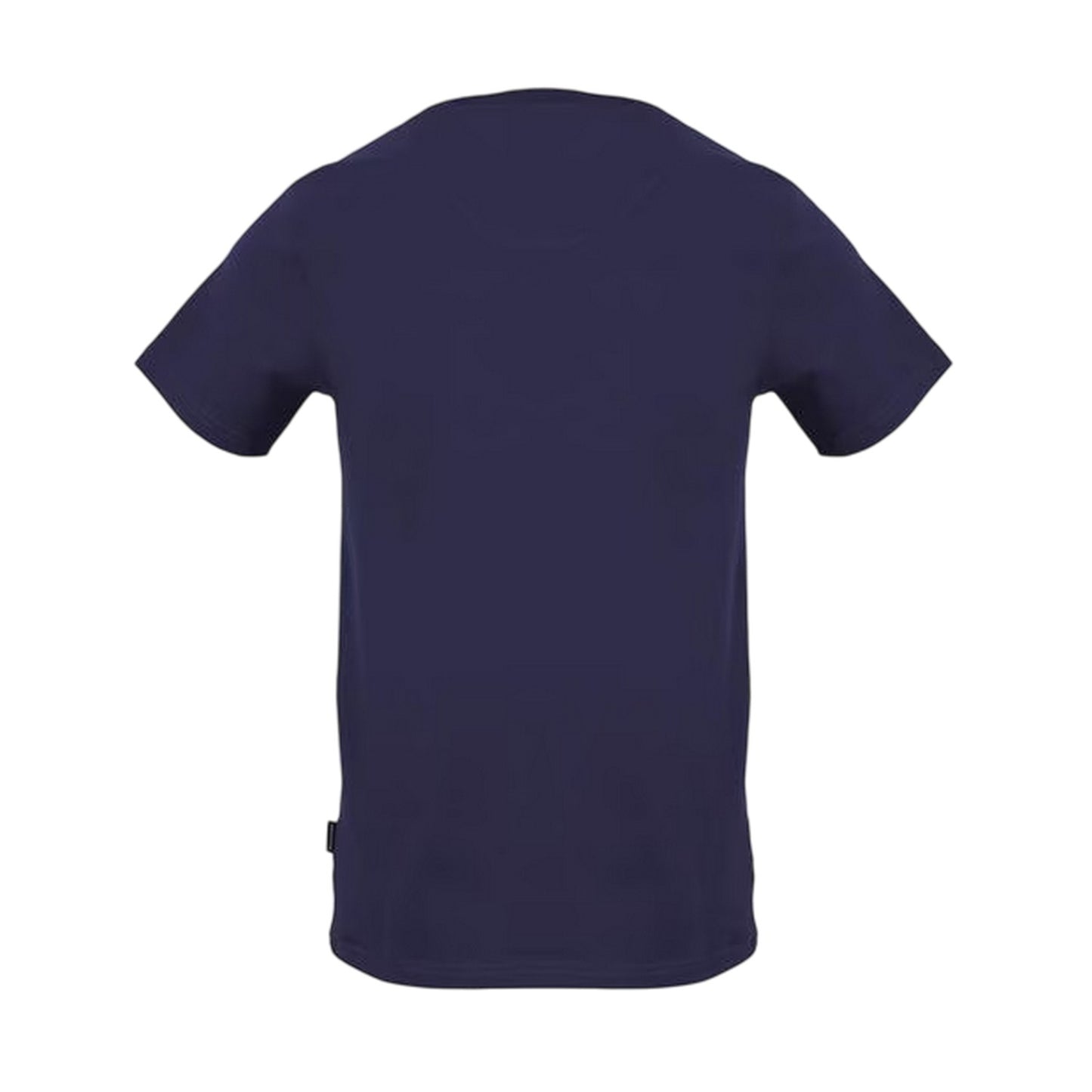 Navy - Back - Aquascutum Mens Arched Logo Crew Neck Regular T-Shirt