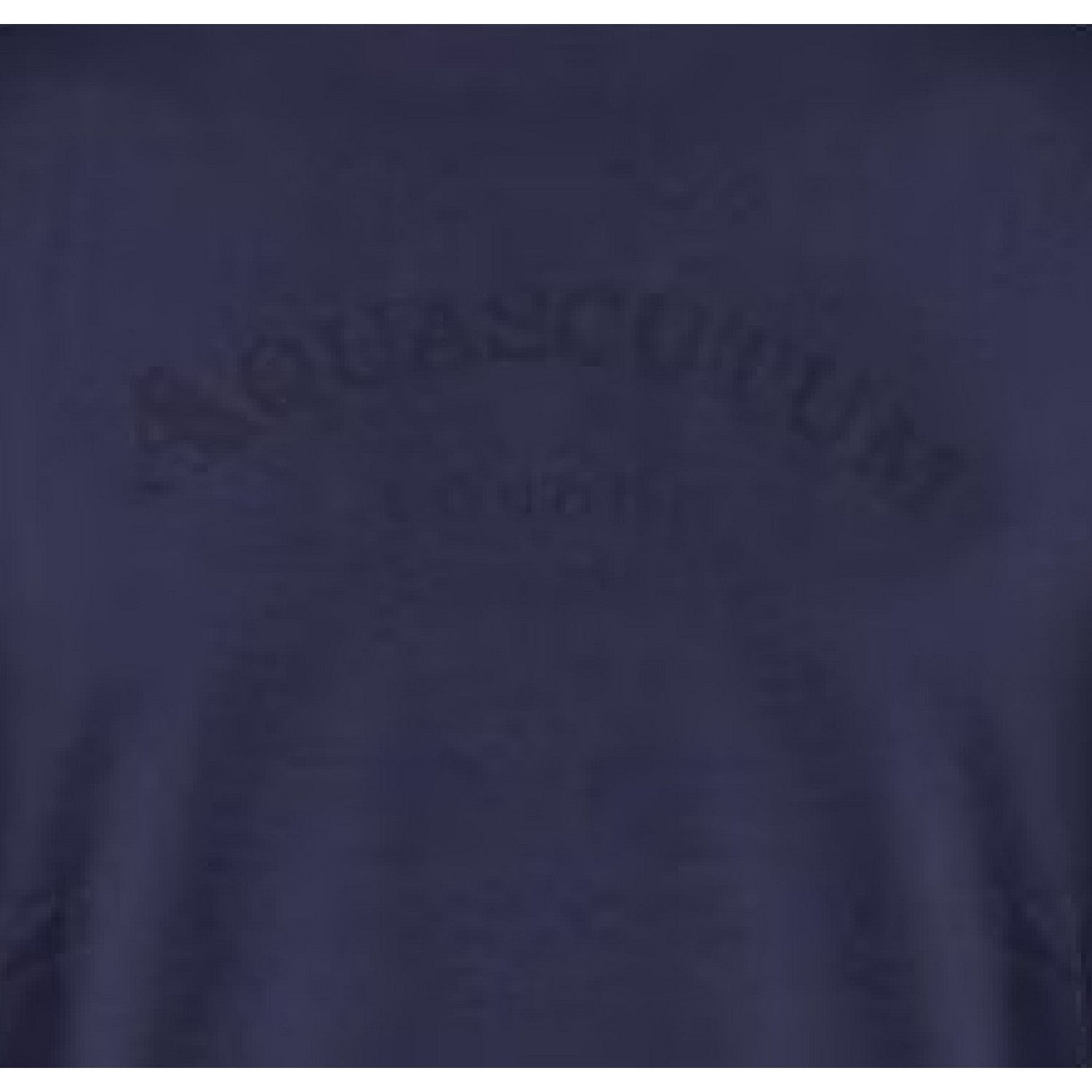 Navy - Side - Aquascutum Mens Arched Logo Crew Neck Regular T-Shirt