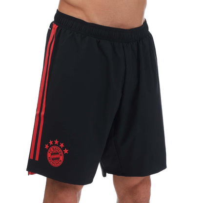 Black - Side - Adidas Mens FC Bayern Munich Third Shorts